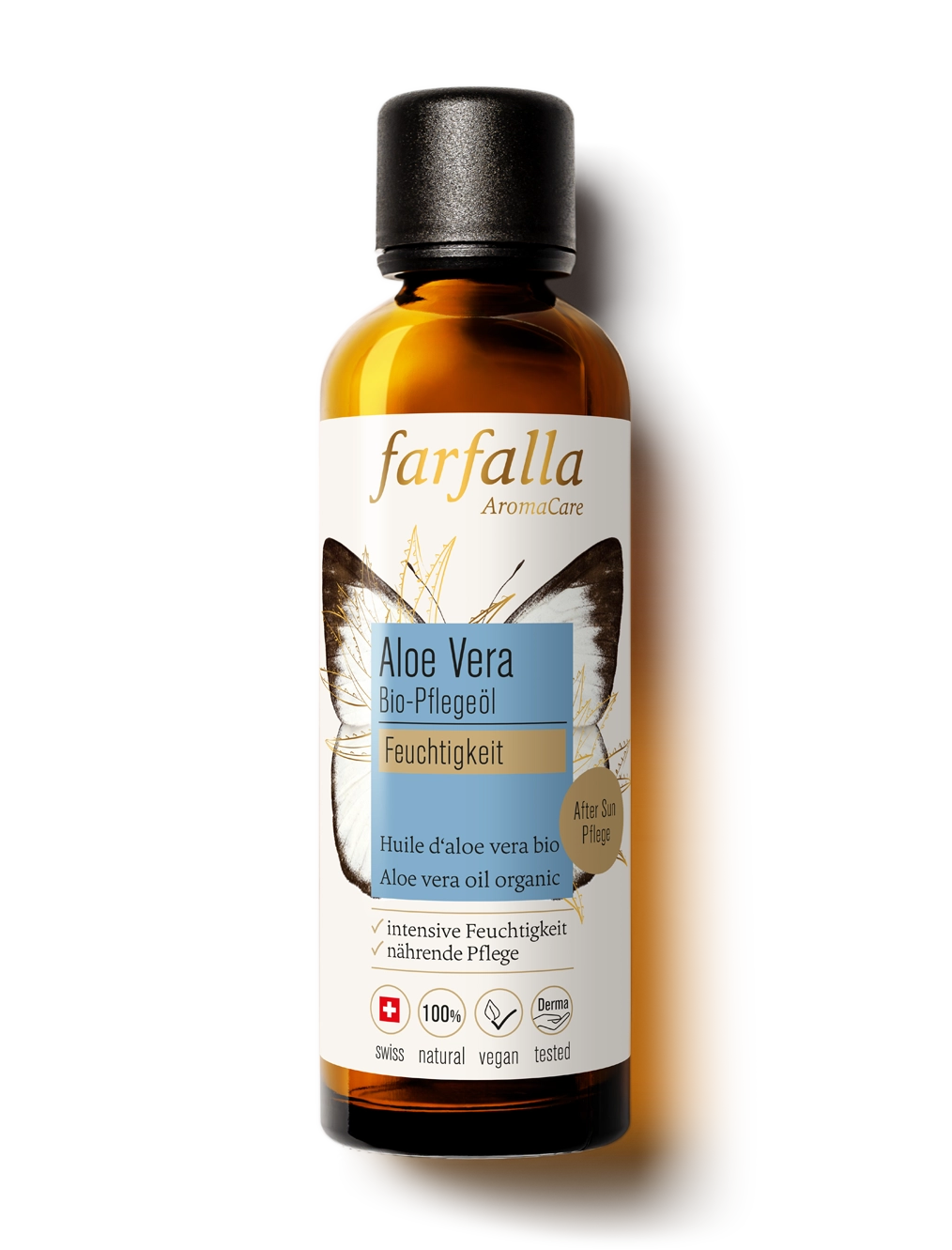 Bio-Pflegeöl Aloe vera Feuchtigkeit – farfalla.ch