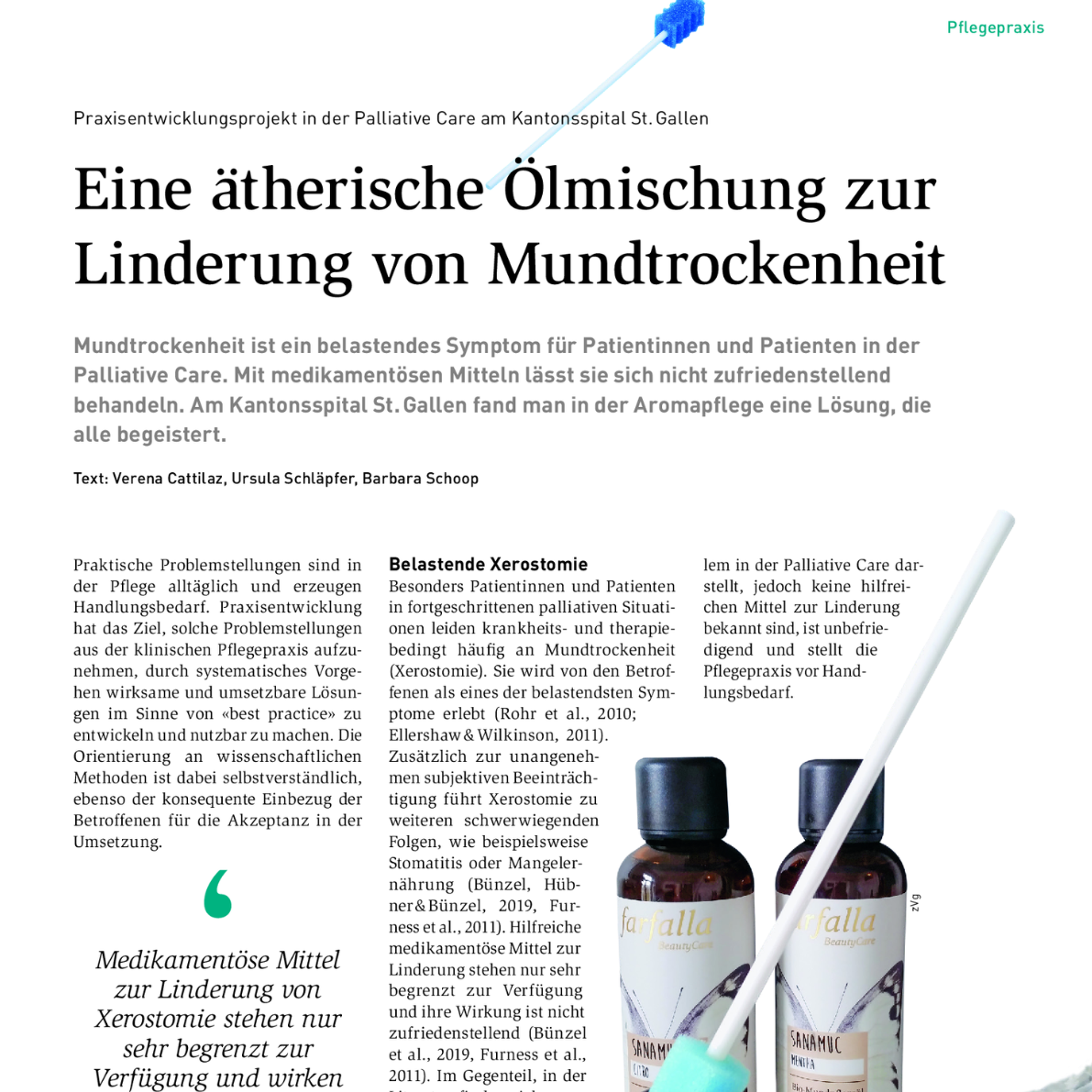 Un mélange d'huiles essentielles pour soulager la bouche sèche